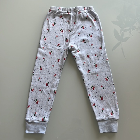Janie and Jack Cherry Print Pajamas Sz 4 - Picture 8 of 10